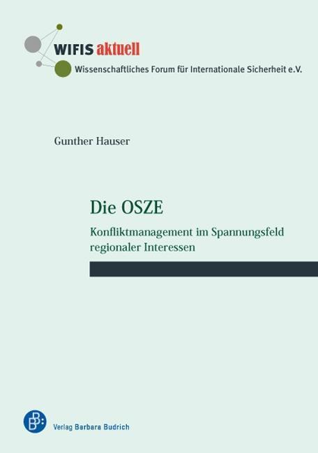 Cover: 9783847407744 | Die OSZE | Gunther Hauser | Taschenbuch | 83 S. | Deutsch | 2016