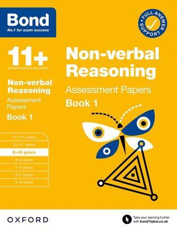 Cover: 9780192776471 | Bond 11+: Bond 11+ Non Verbal Reasoning Assessment Papers 9-10...
