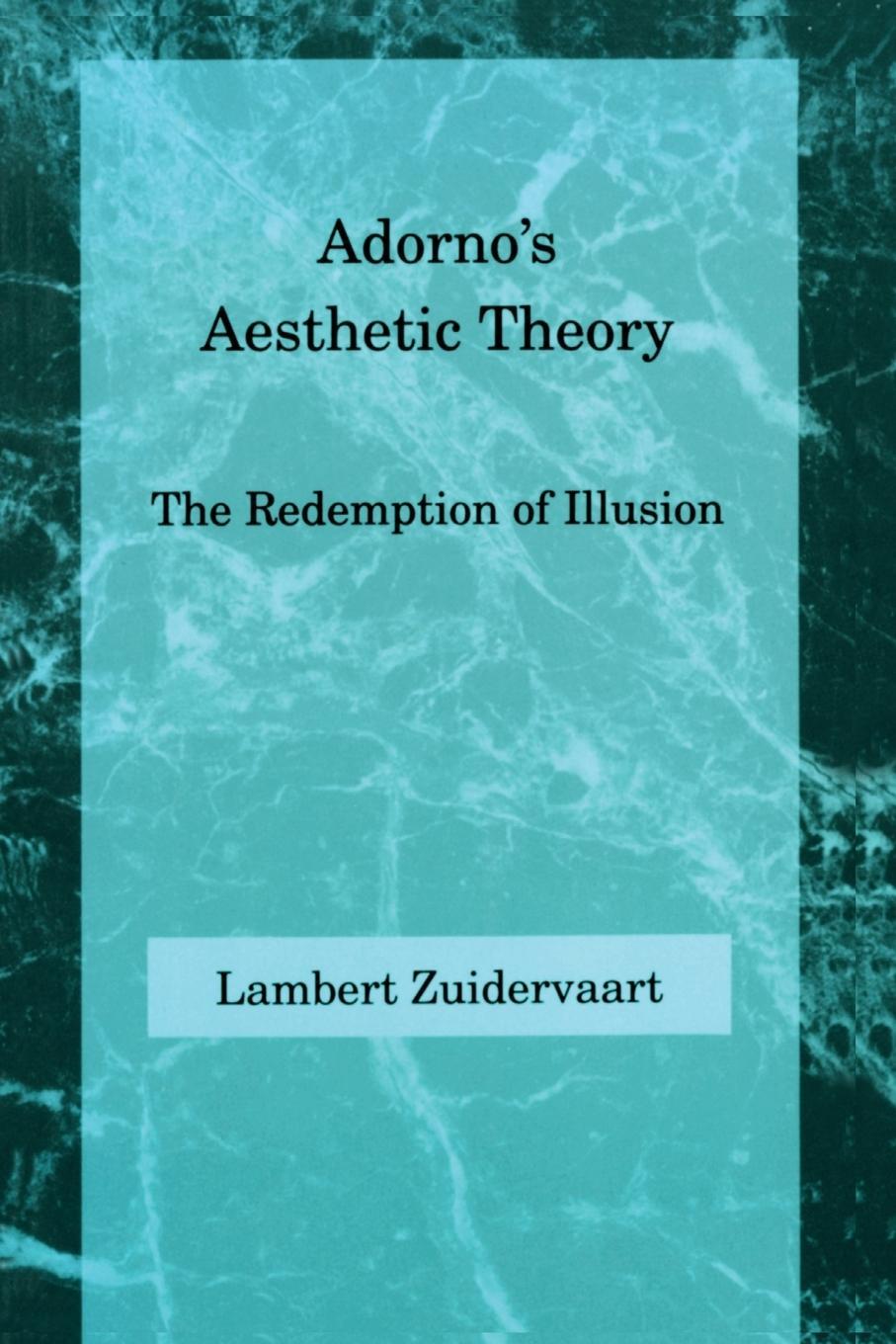 Cover: 9780262740166 | Adorno's Aesthetic Theory | Lambert Zuidervaart | Taschenbuch | 1993