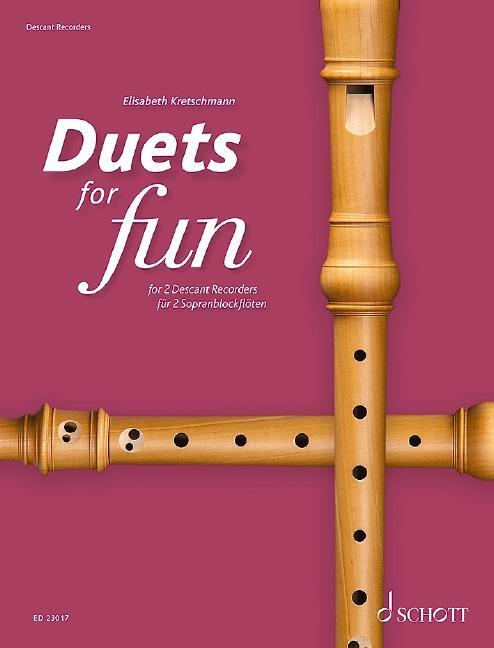 Cover: 9783795700744 | Duets for fun: Descant Recorder. 2 Sopran-Blockflöten. Spielpartitur