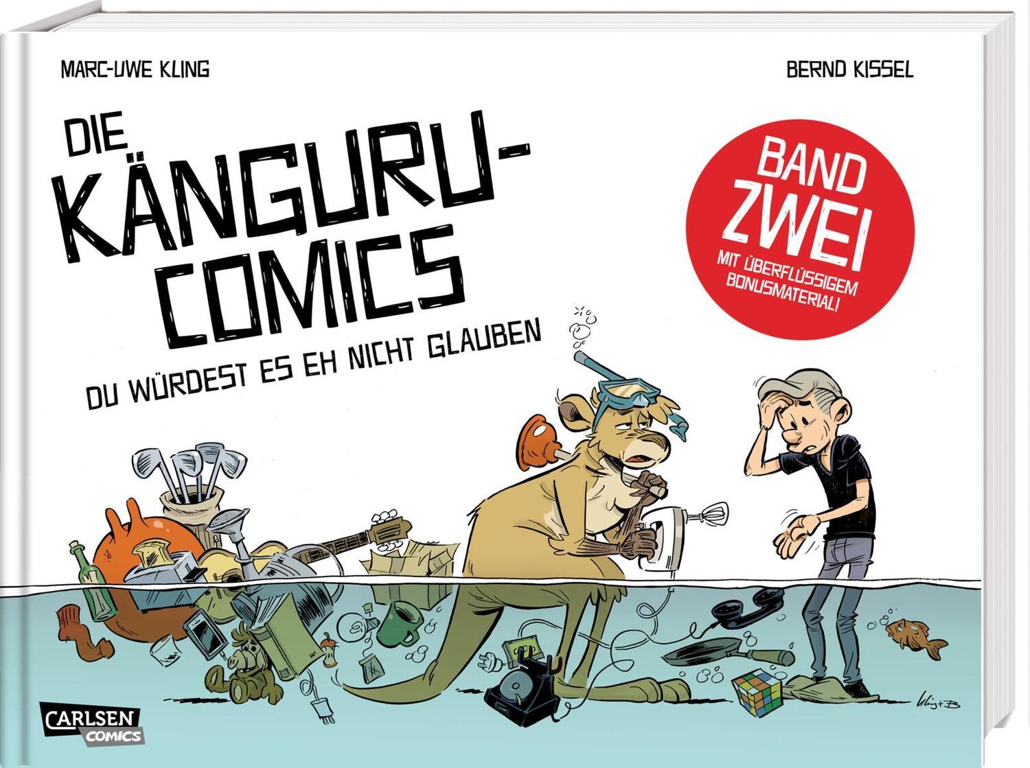 Cover: 9783551730091 | Die Känguru-Comics 2: Du würdest es eh nicht glauben | Marc-Uwe Kling