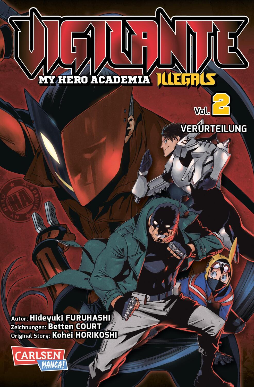 Cover: 9783551717252 | Vigilante - My Hero Academia Illegals 2 | Kohei Horikoshi (u. a.)