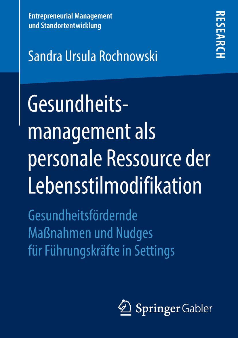 Cover: 9783658235680 | Gesundheitsmanagement als personale Ressource der...