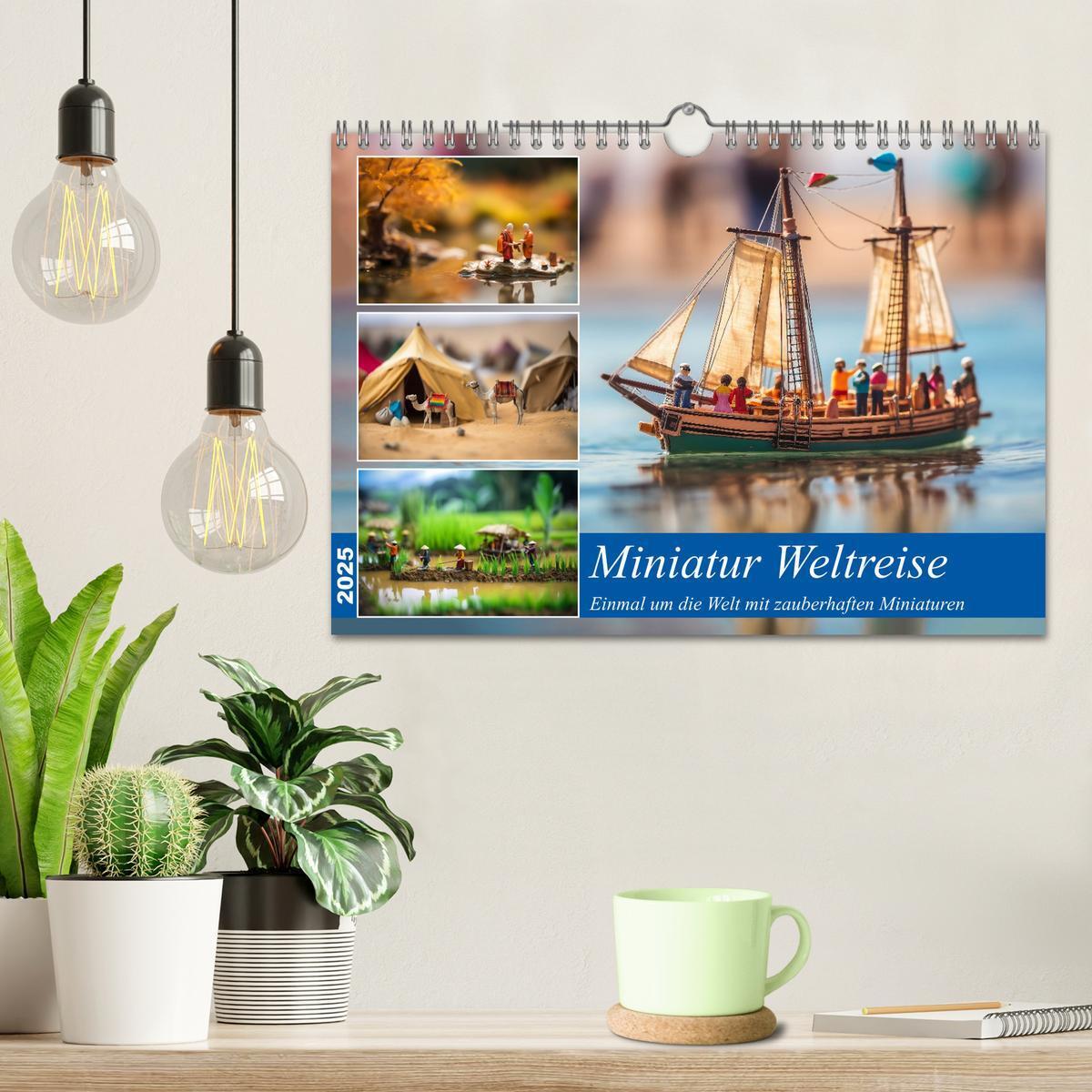 Bild: 9783383866463 | Miniatur Weltreise (Wandkalender 2025 DIN A4 quer), CALVENDO...