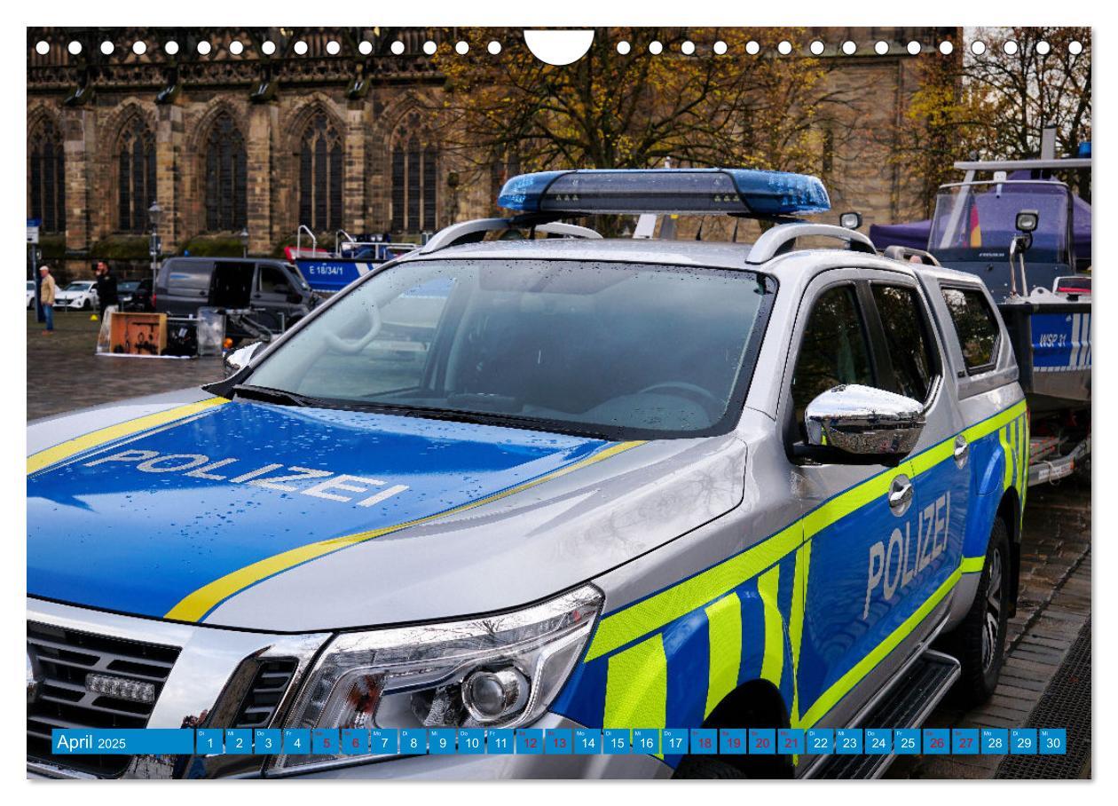 Bild: 9783383869228 | Aktionstag der Polizei (Wandkalender 2025 DIN A4 quer), CALVENDO...