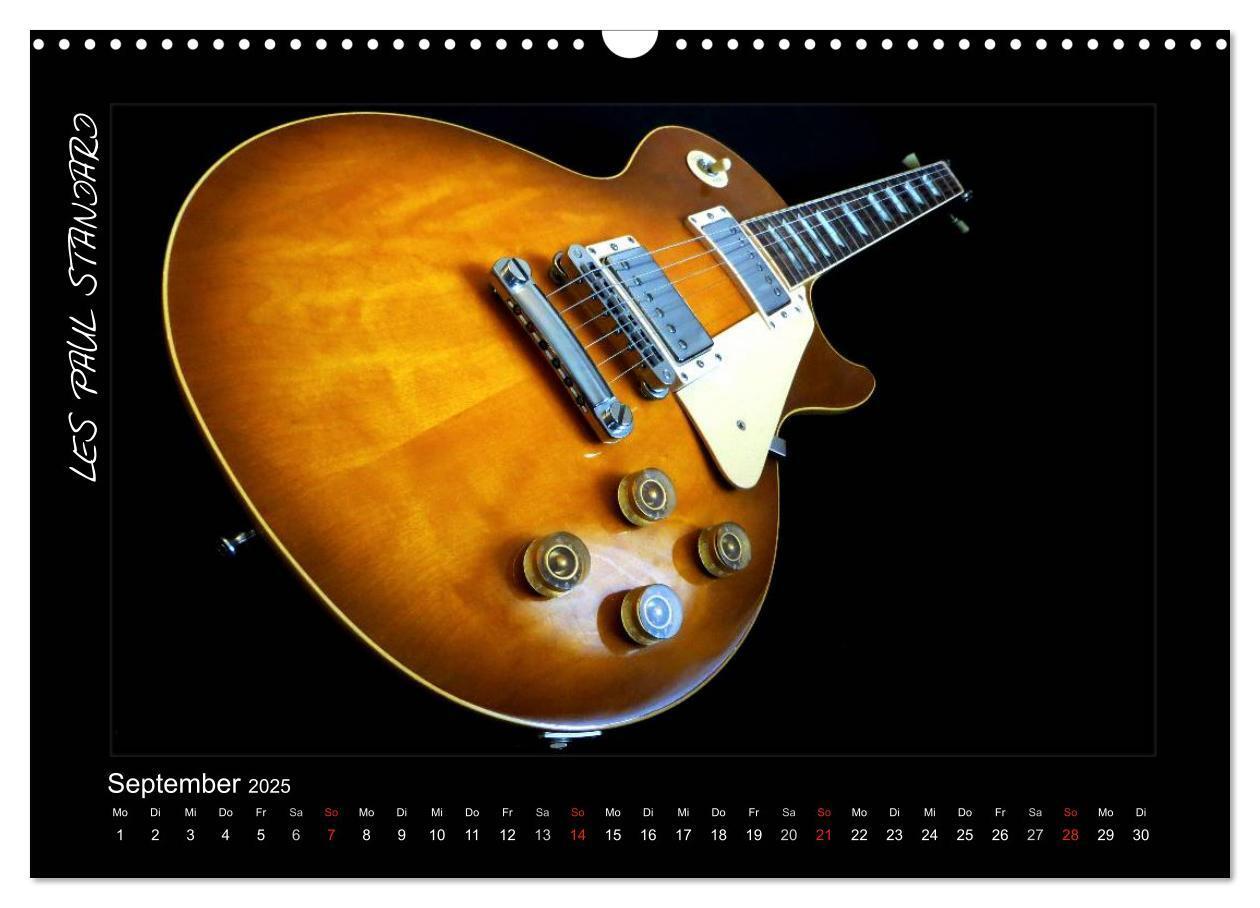 Bild: 9783435752485 | ROCKGITARREN in Szene gesetzt (Wandkalender 2025 DIN A3 quer),...