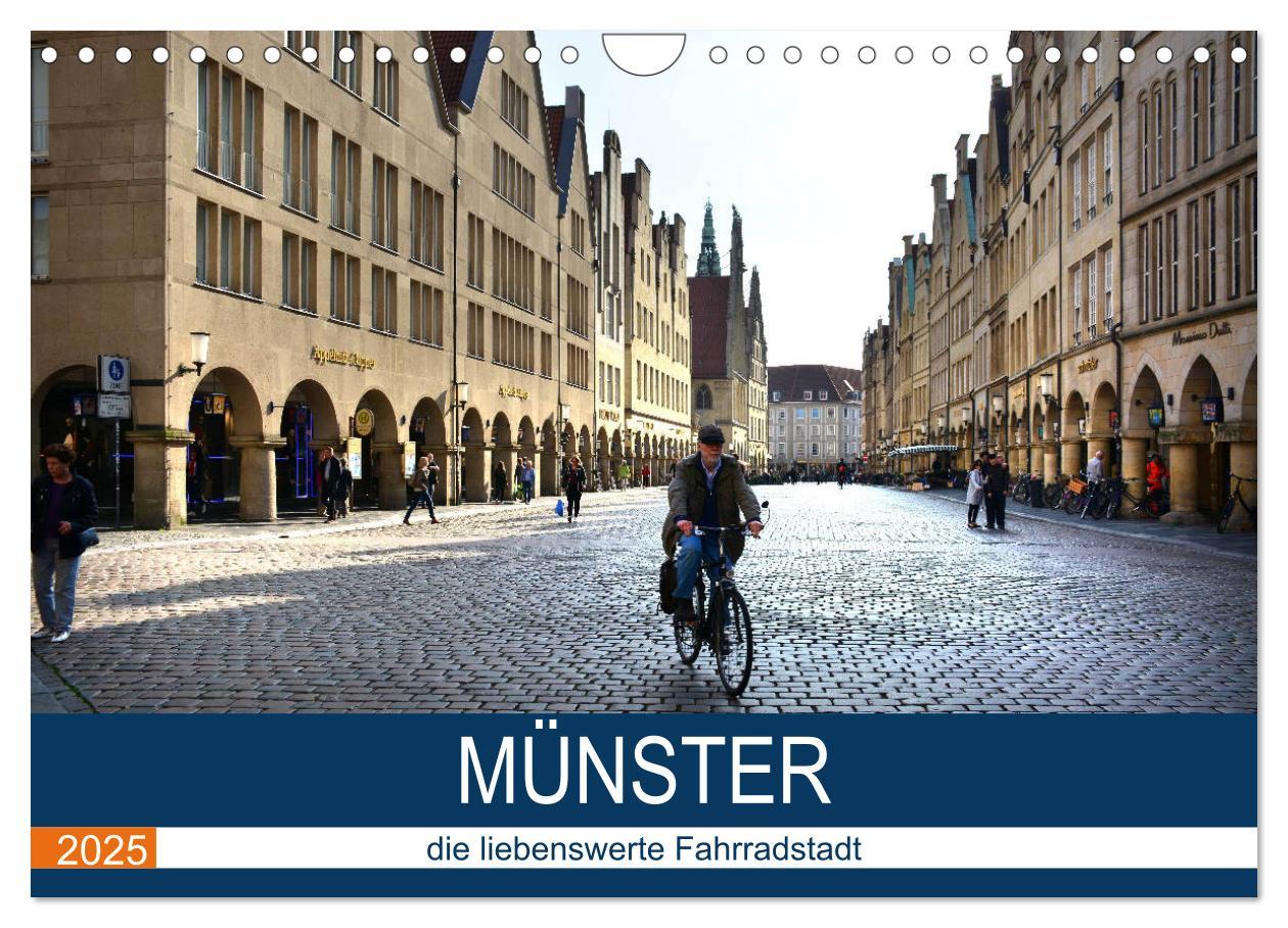 Cover: 9783435315758 | Münster - die liebenswerte Fahrradstadt (Wandkalender 2025 DIN A4...