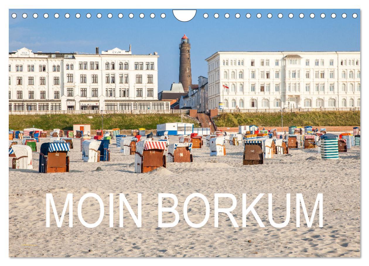 Cover: 9783435074525 | Moin Borkum (Wandkalender 2025 DIN A4 quer), CALVENDO Monatskalender