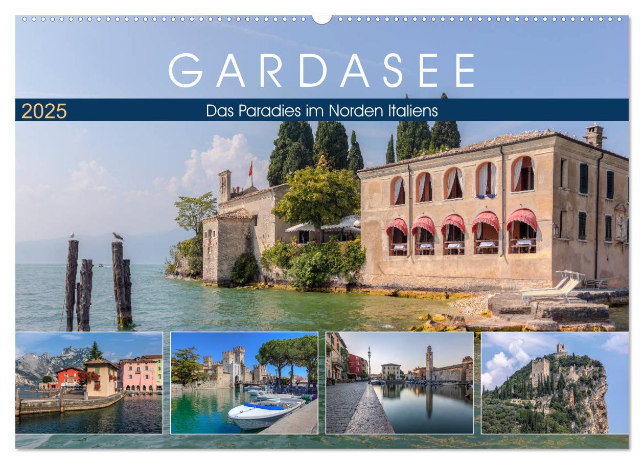 Cover: 9783435294282 | Gardasee, das Paradies im Norden Italiens (Wandkalender 2025 DIN A2...