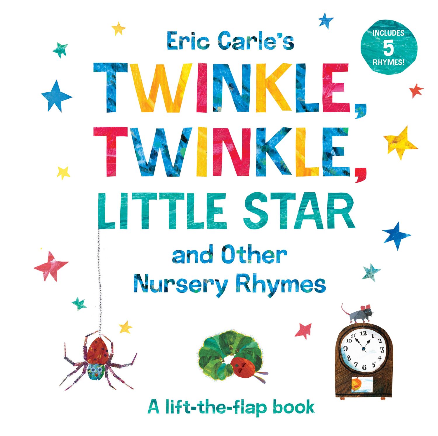 Cover: 9780593224311 | Eric Carle's Twinkle, Twinkle, Little Star and Other Nursery Rhymes