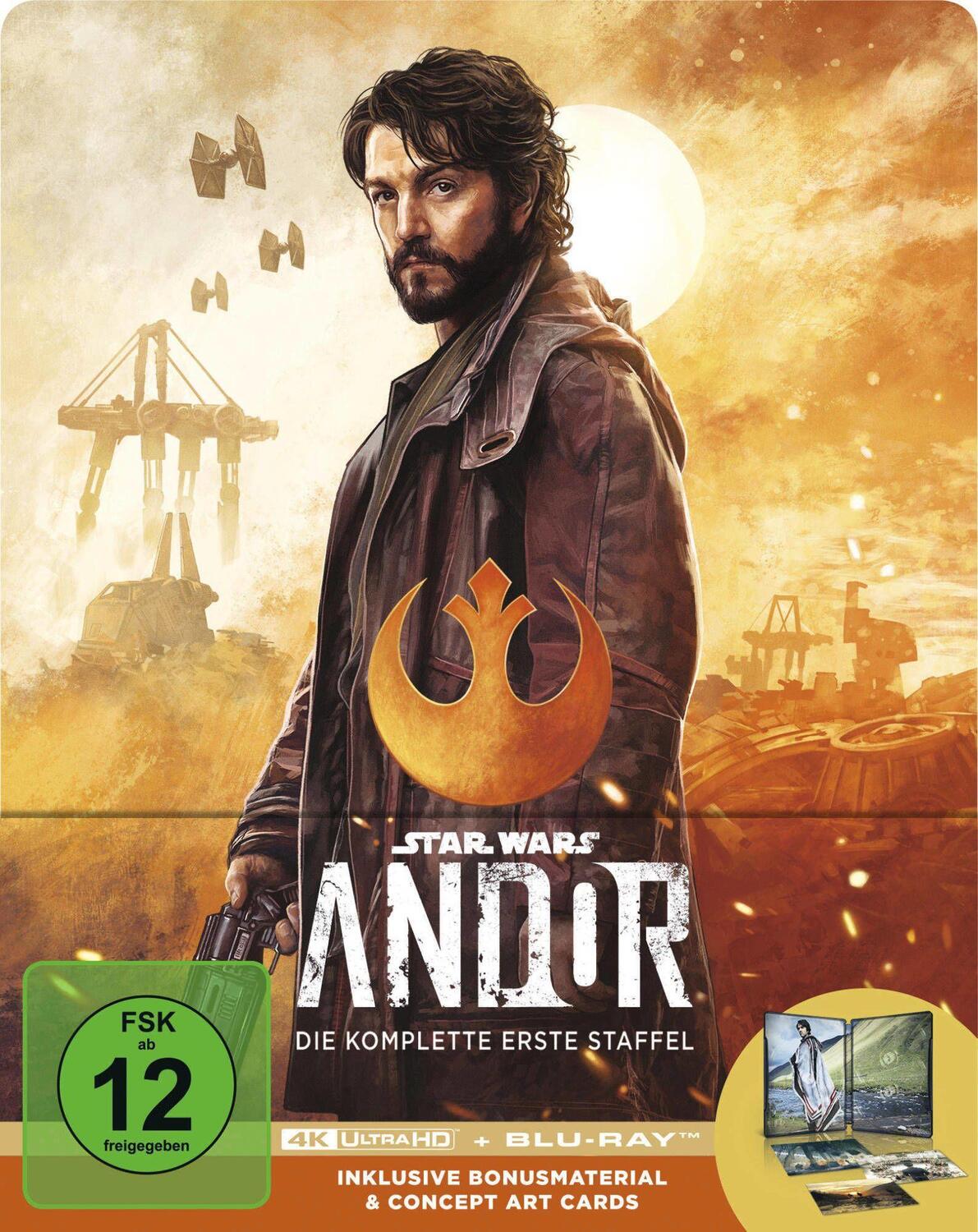Cover: 4061229458177 | Andor - Staffel 1 UHD BD (Lim. Steelbook) | Blu-ray Disc | Deutsch