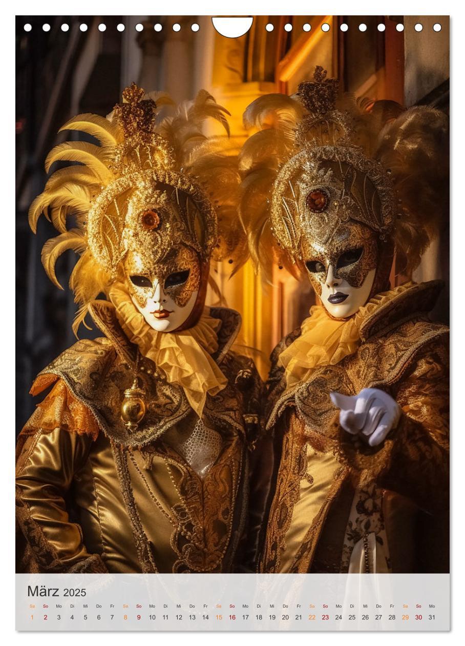 Bild: 9783435873814 | Karneval in Venedig (Wandkalender 2025 DIN A4 hoch), CALVENDO...