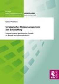 Cover: 9783899369779 | Strategisches Risikomanagement der Beschaffung | Reiner Meierbeck
