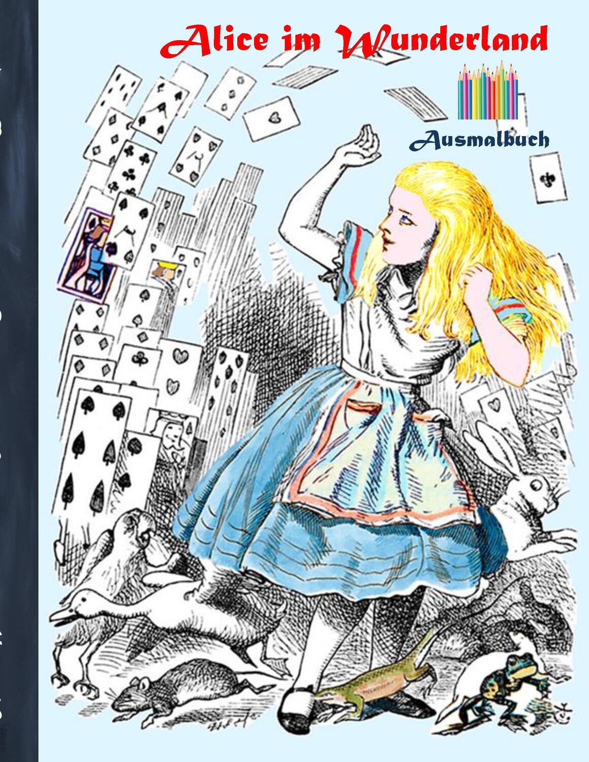 Cover: 9783741297502 | Alice im Wunderland (Ausmalbuch) | Luisa Rose | Taschenbuch | Deutsch