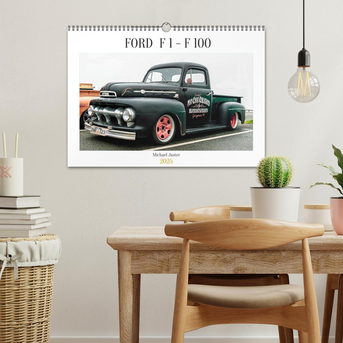 Bild: 9783435354993 | FORD F 1 - F 100 (Wandkalender 2025 DIN A3 quer), CALVENDO...