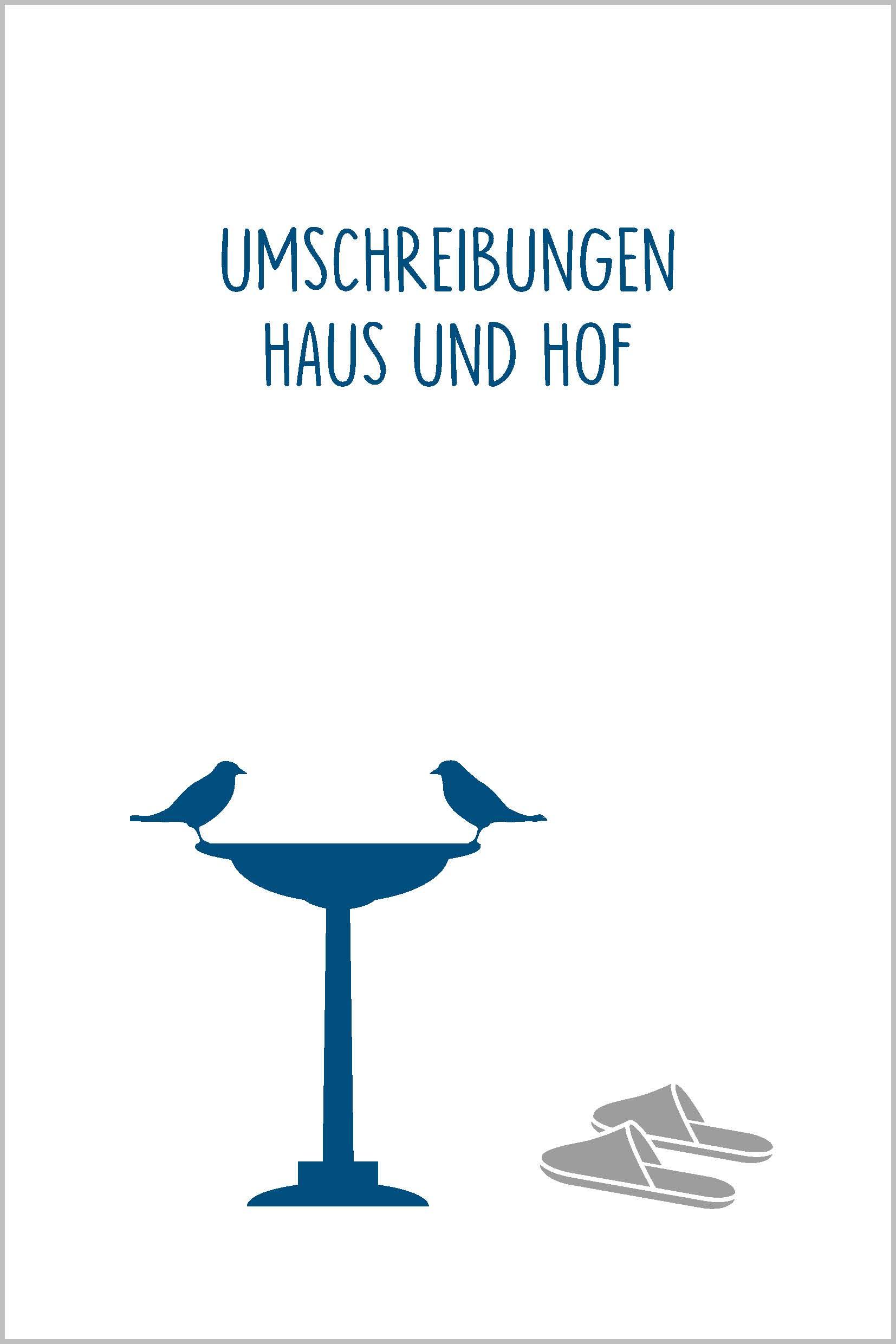 Bild: 9783944360478 | Umschreibungen Haus und Hof | Alexandra Frohbeck | Taschenbuch | 2024