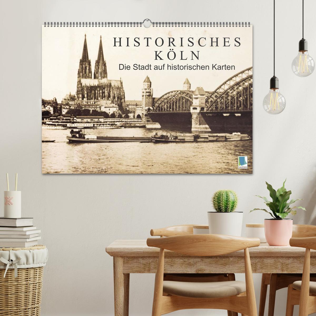 Bild: 9783435705818 | Historisches Köln ¿ Die Stadt auf historischen Karten (Wandkalender...