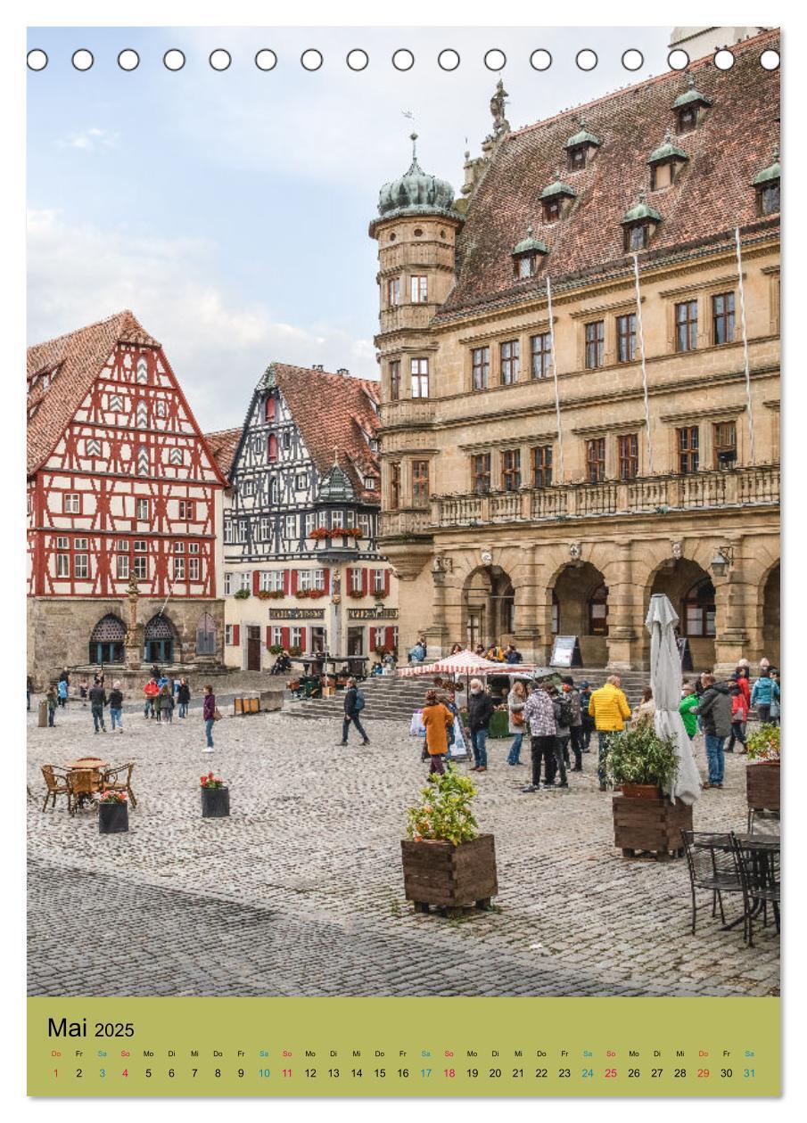 Bild: 9783435879403 | Rothenburg ob der Tauber (Tischkalender 2025 DIN A5 hoch), CALVENDO...