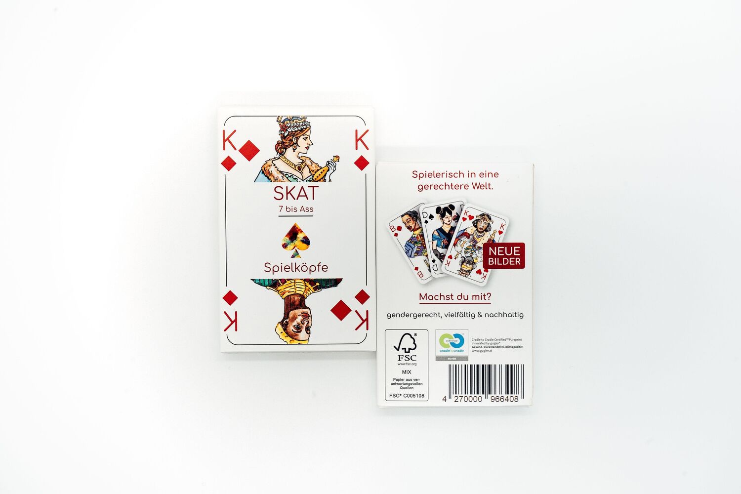 Cover: 4270000966408 | Spielkarten - Skat | gendergerecht, vielfältig, nachhaltig | Spiel