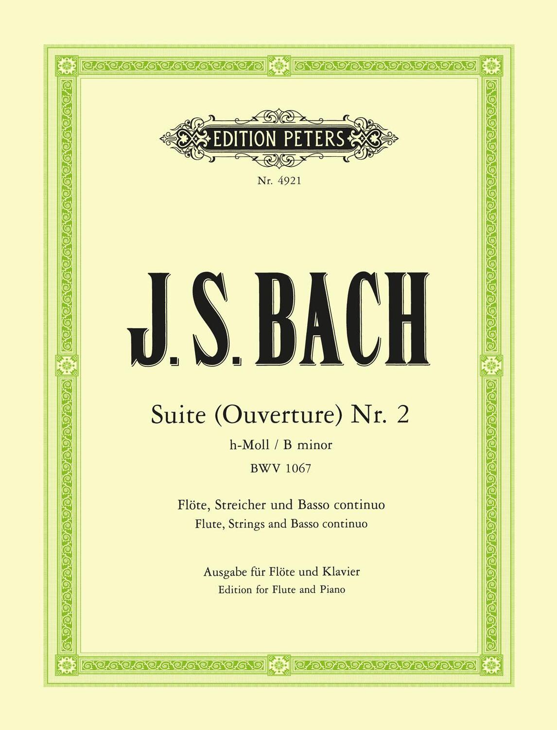 Cover: 9790014034672 | Orchestral Suite (Overture) No. 2 in B Minor Bwv 1067 (Ed. for...