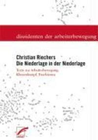 Cover: 9783897714533 | Die Niederlage in der Niederlage | Christian Riechers | Taschenbuch