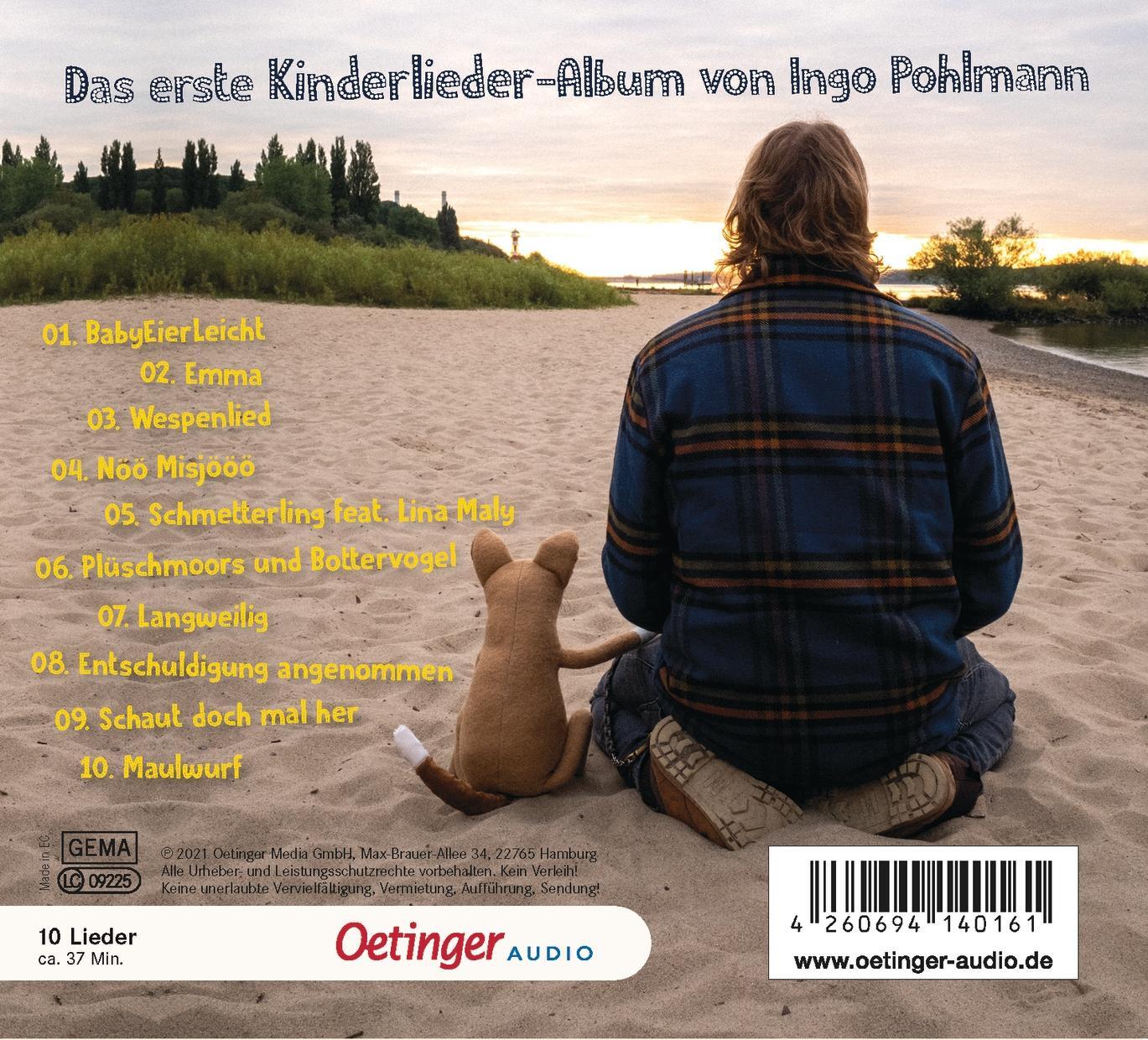 Rückseite: 4260694140161 | Dingoingo. Kinderlieder von Pohlmann | Ingo Pohlmann | Audio-CD | 2021