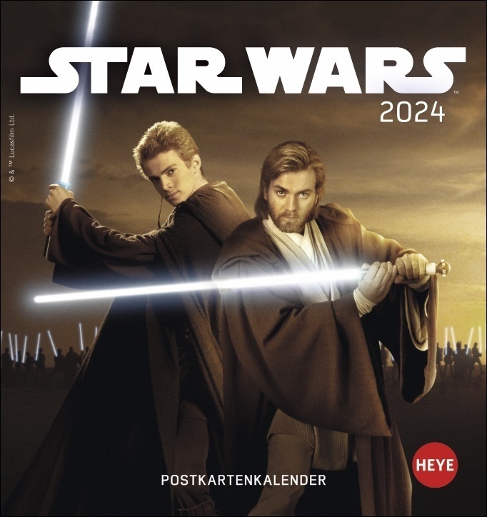 Cover: 9783756404339 | Star Wars Postkartenkalender 2024. Die besten Filmbilder aus den...