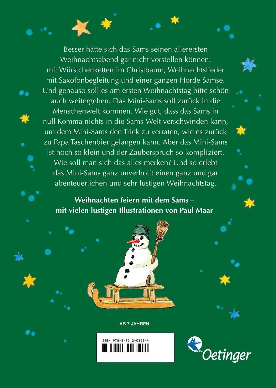 Rückseite: 9783751203524 | Das Sams 11. Das Sams und die große Weihnachtssuche | Paul Maar | Buch