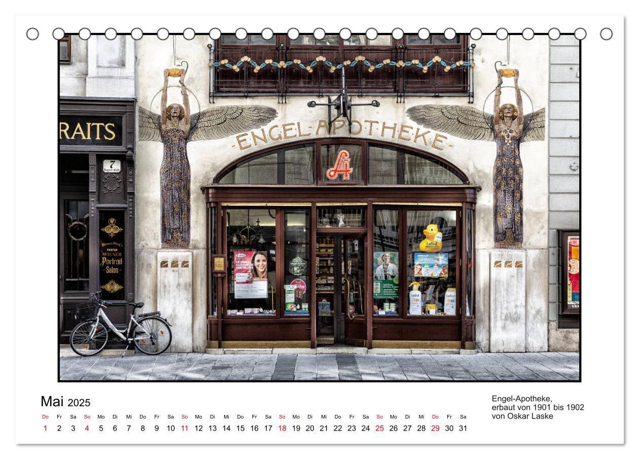 Bild: 9783435304011 | Jugendstil-Baukunst in Wien (Tischkalender 2025 DIN A5 quer),...