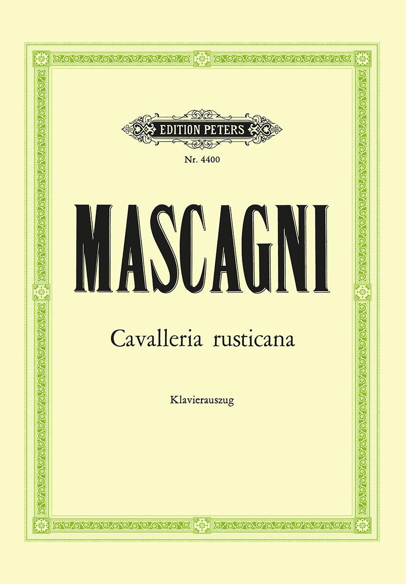 Cover: 9790014024284 | Cavalleria Rusticana (Vocal Score) | Opera in 1 ACT (Ger/It) | Buch