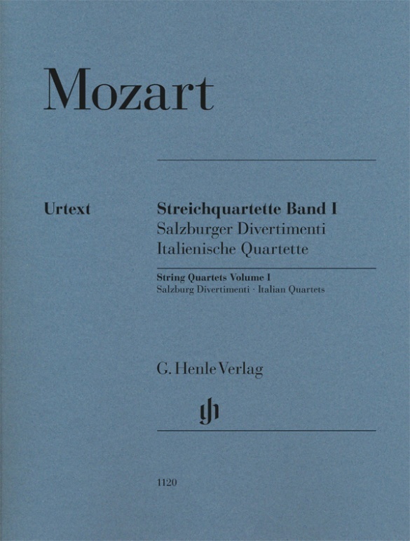 Cover: 9790201811208 | Mozart, Wolfgang Amadeus - Streichquartette Band I (Salzburger...