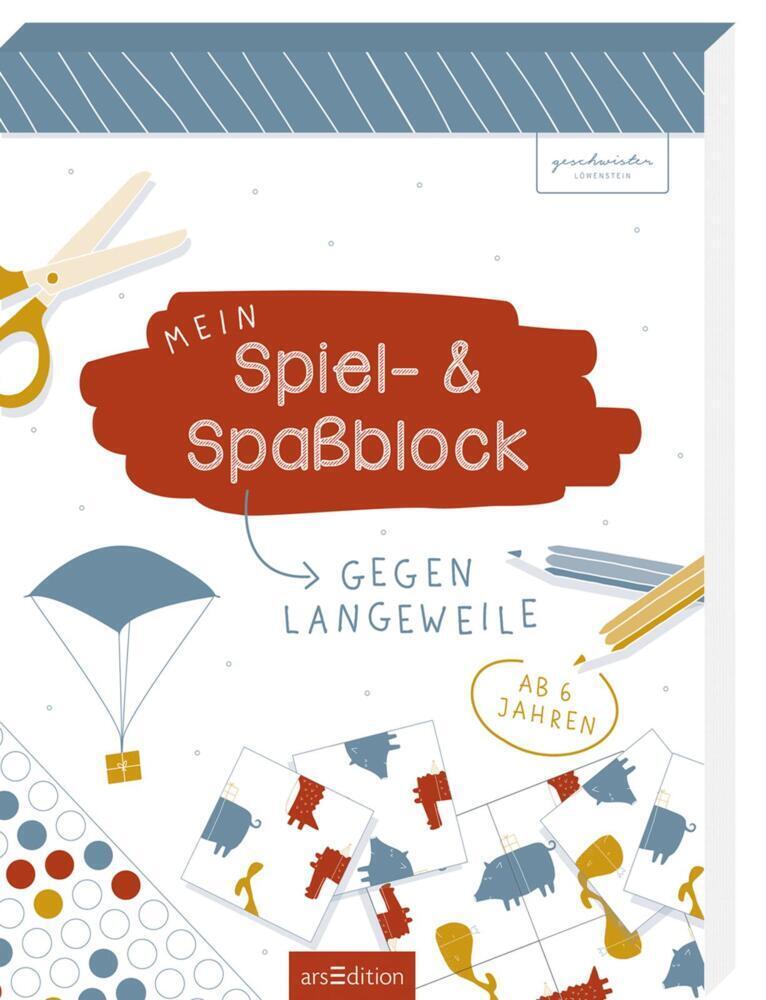 Cover: 9783845843872 | Mein Spiel- &amp; Spaßblock gegen Langeweile | Anne und Ruth Löwenstein