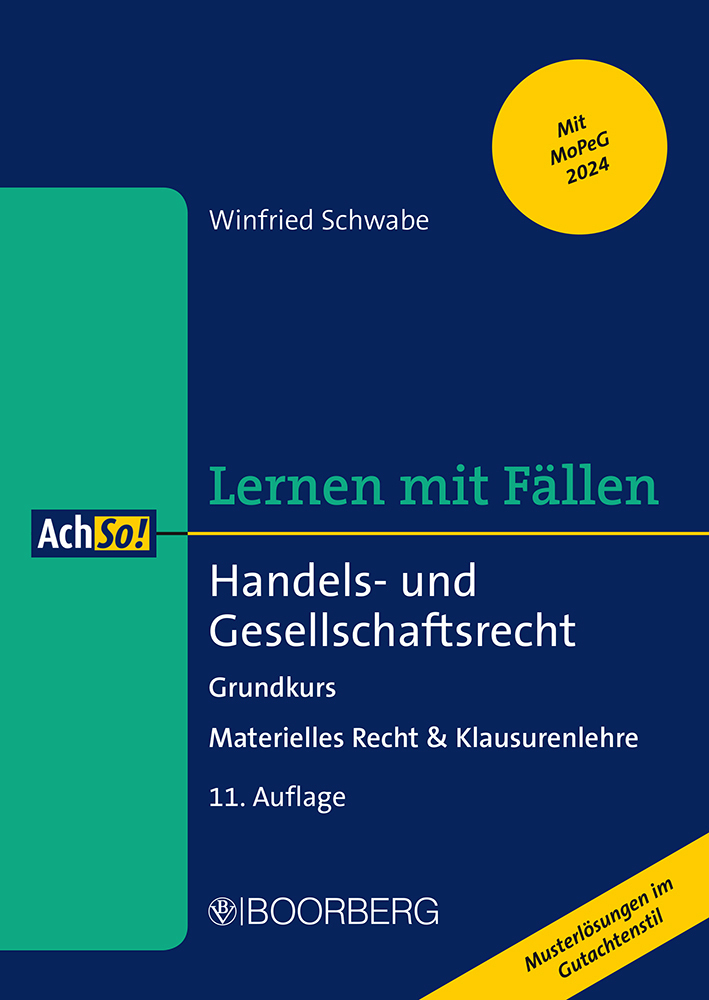 Cover: 9783415072602 | Handels- und Gesellschaftsrecht | Winfried Schwabe | Buch | Deutsch