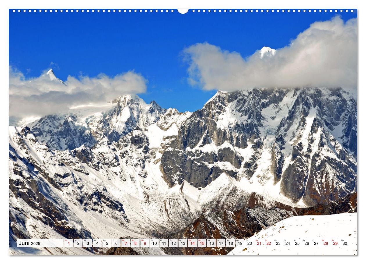 Bild: 9783383830648 | MANASLU HIMAL gewaltige Bergriesen (Wandkalender 2025 DIN A2 quer),...