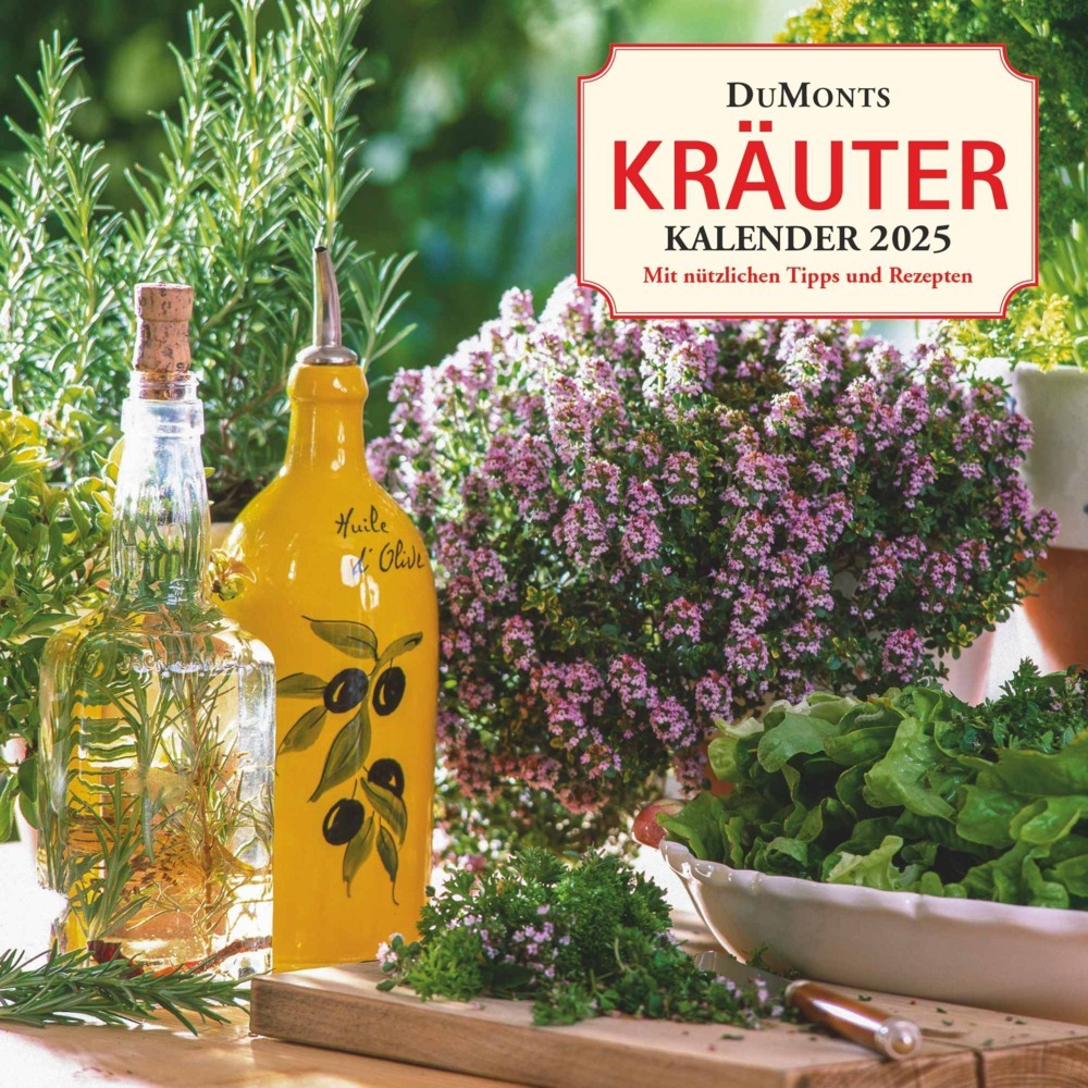 Cover: 4250809652771 | DUMONT - DUMONTS Kräuter Kalender 2025 Broschürenkalender, 30x30cm,...