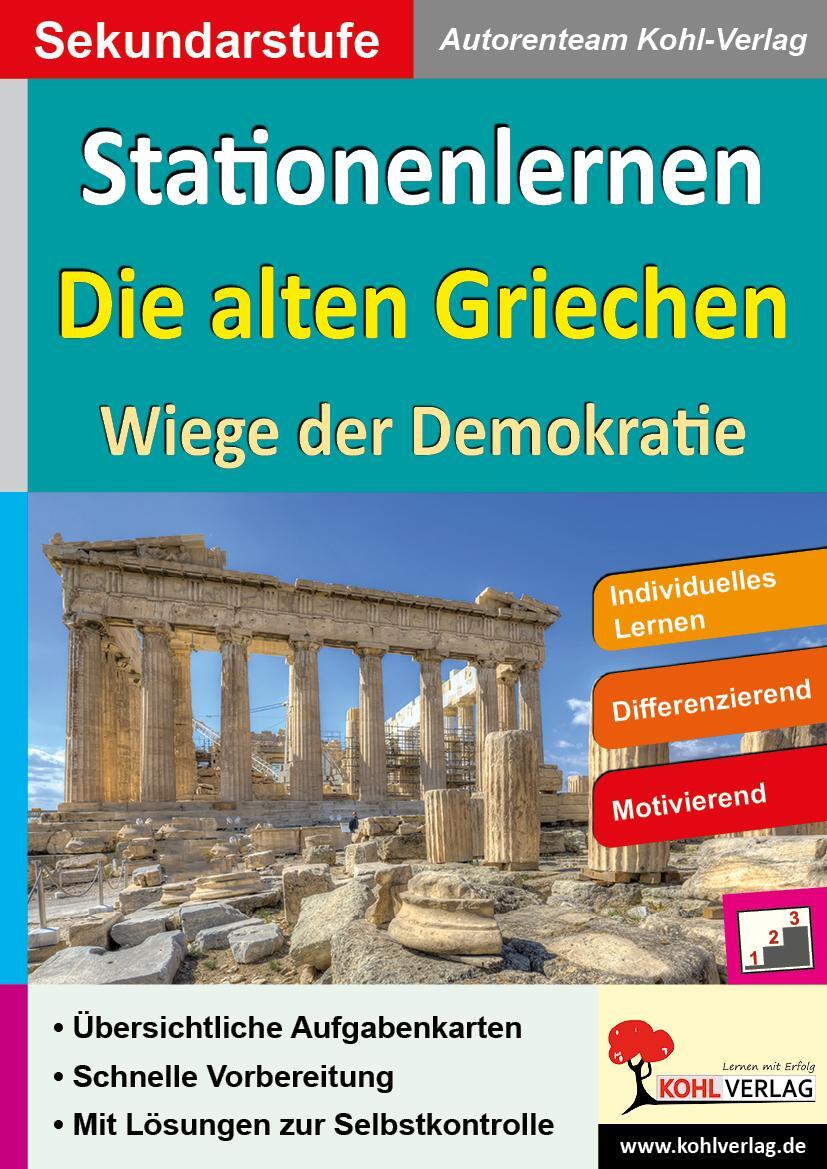 Cover: 9783960400776 | Stationenlernen Die alten Griechen | Wiege der Demokratie | Buch