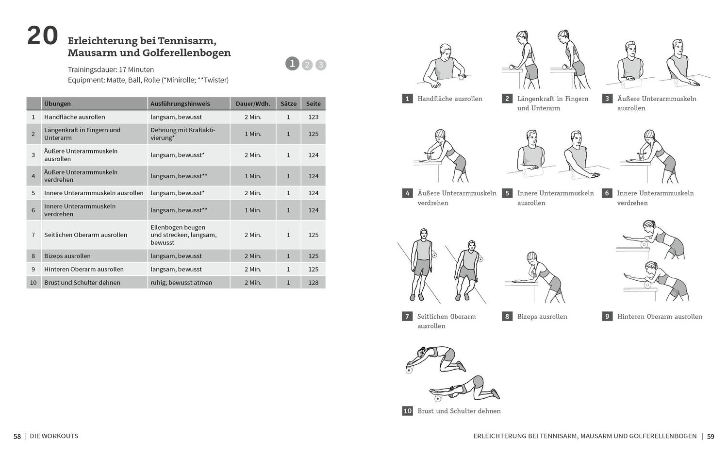 Bild: 9783742316097 | 50 Workouts mit Faszienrolle und Ball | Torsten Pfitzer | Taschenbuch