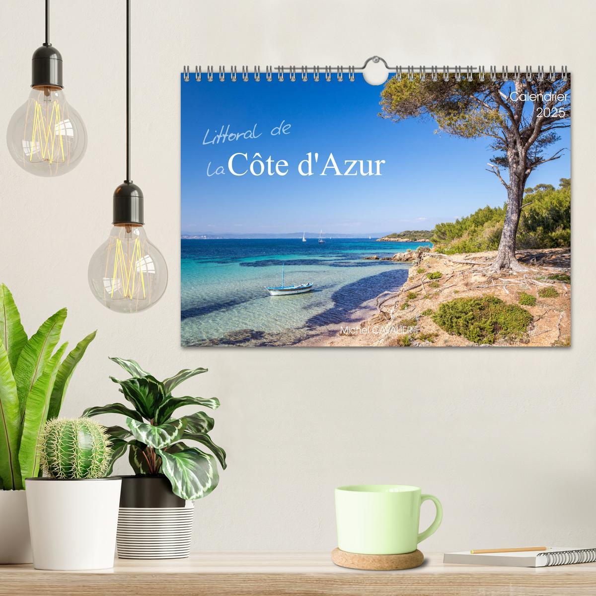 Bild: 9781325947409 | Littoral de la Côte d'Azur (Calendrier mural 2025 DIN A4 vertical),...