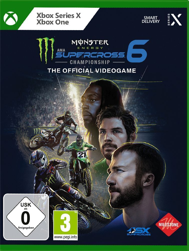 Cover: 8057168506242 | Monster Energy Supercross - The Official Videogame 6, 1 Xbox...