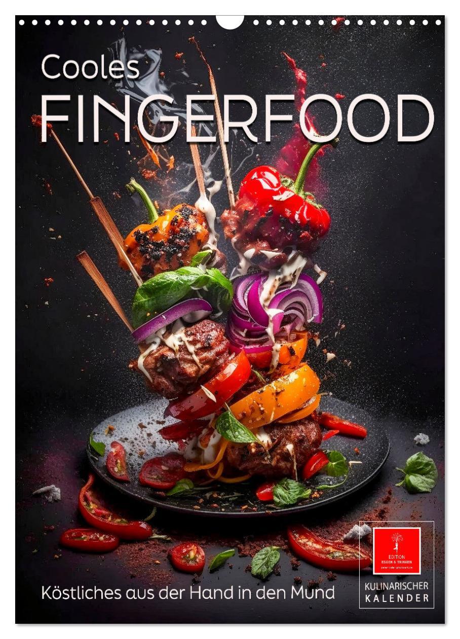 Cover: 9783435877904 | Cooles Fingerfood (Wandkalender 2025 DIN A3 hoch), CALVENDO...