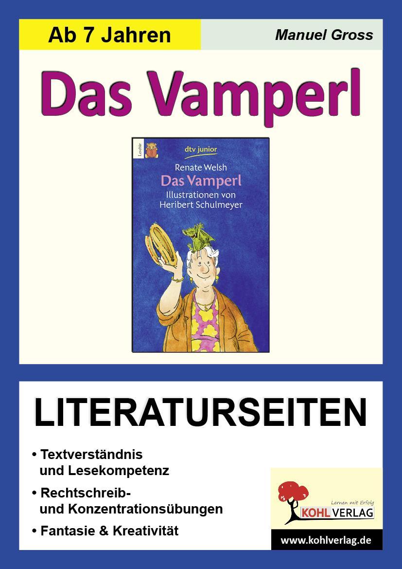 Cover: 9783955130831 | Das Vamperl / Literaturseiten | Renate Welsh | Broschüre | Deutsch