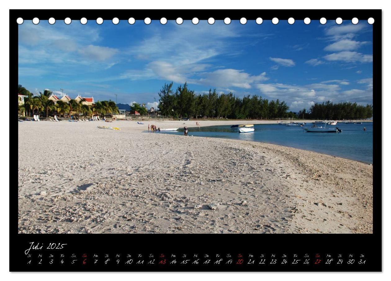 Bild: 9783435722891 | Mauritius (Tischkalender 2025 DIN A5 quer), CALVENDO Monatskalender