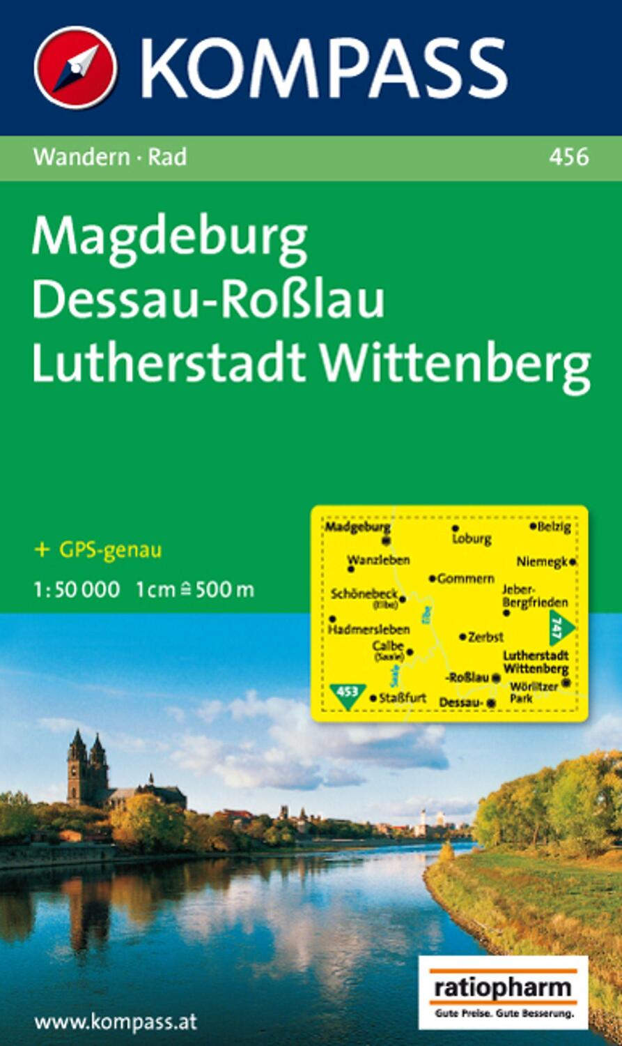 Cover: 9783850261180 | Magdeburg - Dessau-Roßlau - Lutherstadt Wittenberg 1 : 50 000 | 1 S.