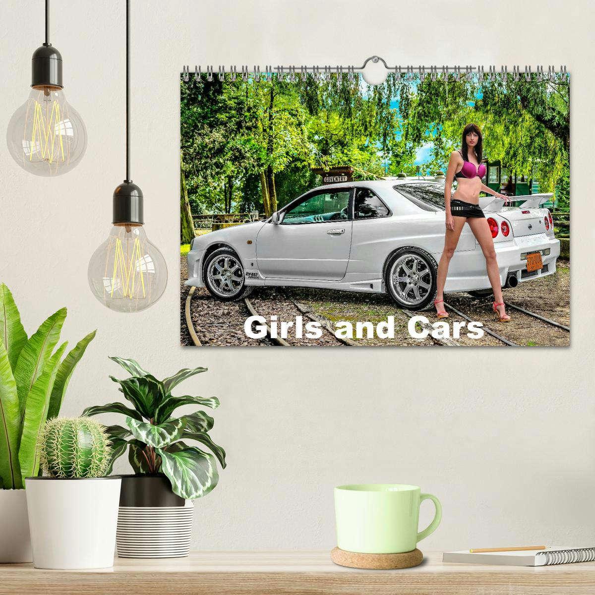 Bild: 9781325962075 | Girls and Cars (Wall Calendar 2025 DIN A4 landscape), CALVENDO 12...