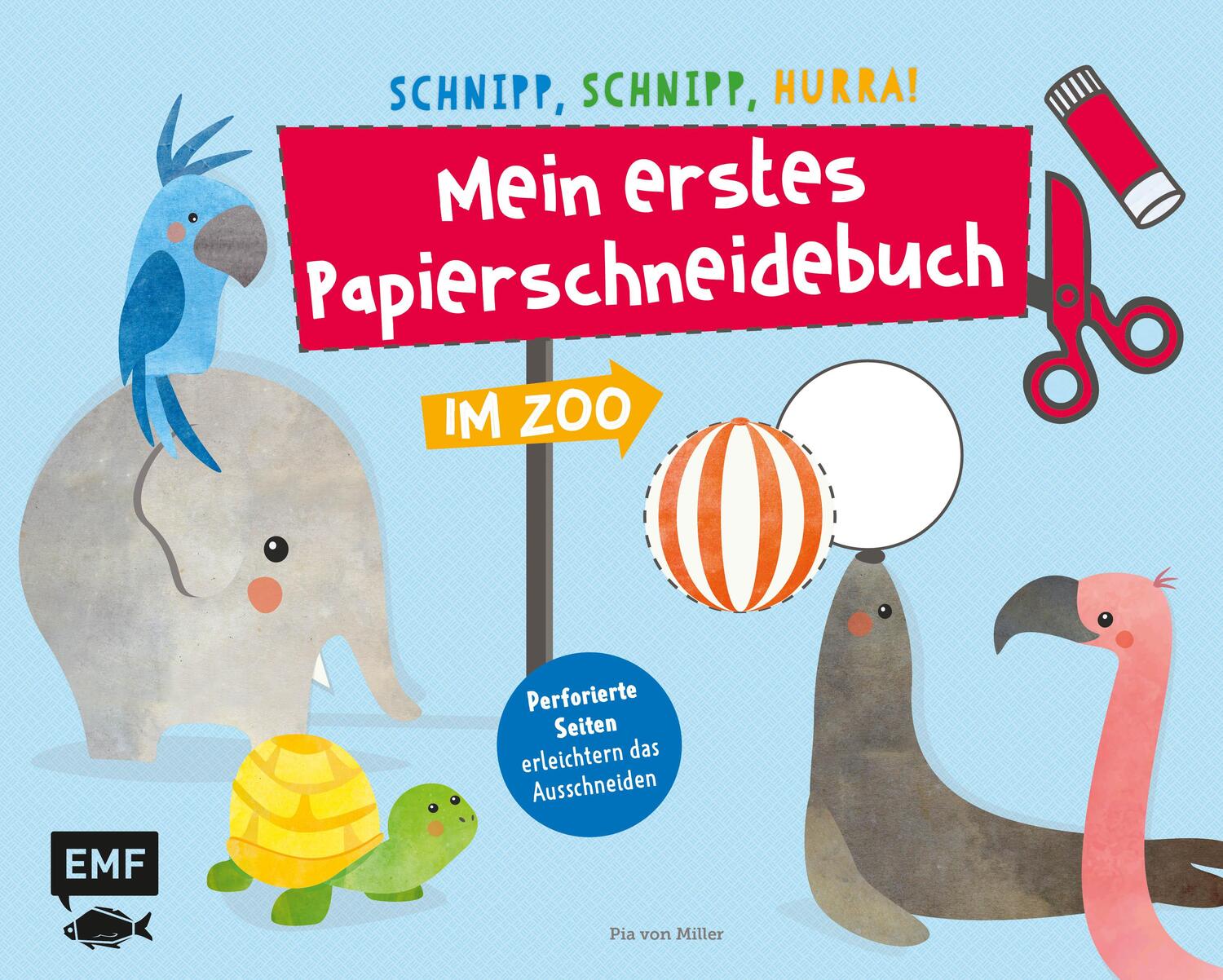 Cover: 9783863559632 | Schnipp, schnipp, hurra! Mein erstes Papierschneidebuch - Im Zoo