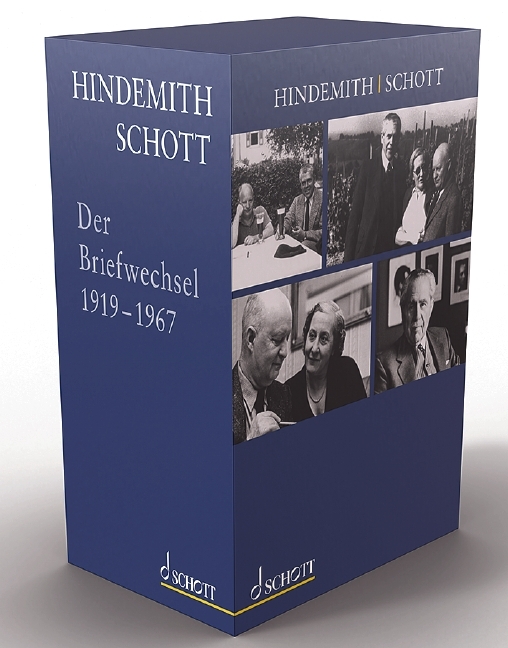 Cover: 9783795719166 | Hindemith - Schott | Der Briefwechsel 1919-1967, Gesamtausgabe, 4 Bde