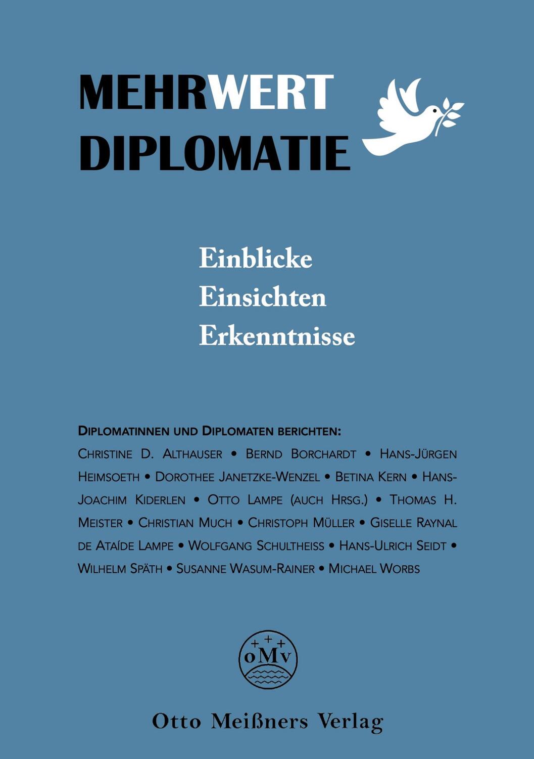 Cover: 9783828037656 | Mehrwert Diplomatie | Otto Lampe | Taschenbuch | Paperback | Deutsch