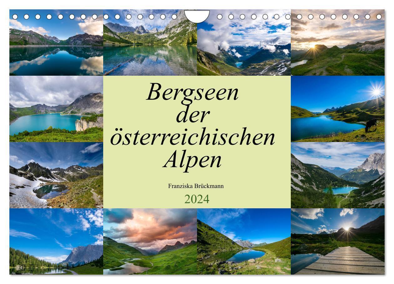 Cover: 9783675657878 | Bergseen der österreichischen Alpen (Wandkalender 2024 DIN A4...