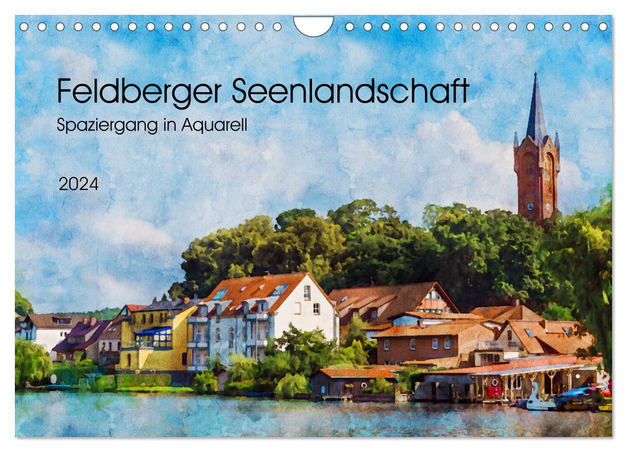 Cover: 9783675675889 | Feldberger Seenlandschaft - Spaziergang in Aquarell (Wandkalender...