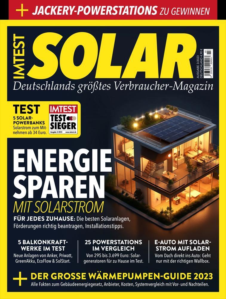 Cover: 9783958562820 | IMTEST SOLAR - Deutschlands größtes Verbraucher-Magazin | GmbH | Buch